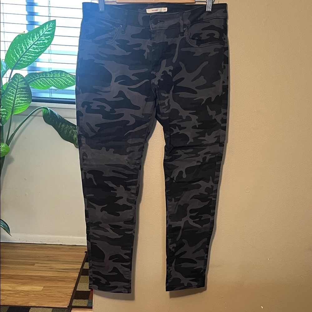 Camo Skinny Jeans for Women